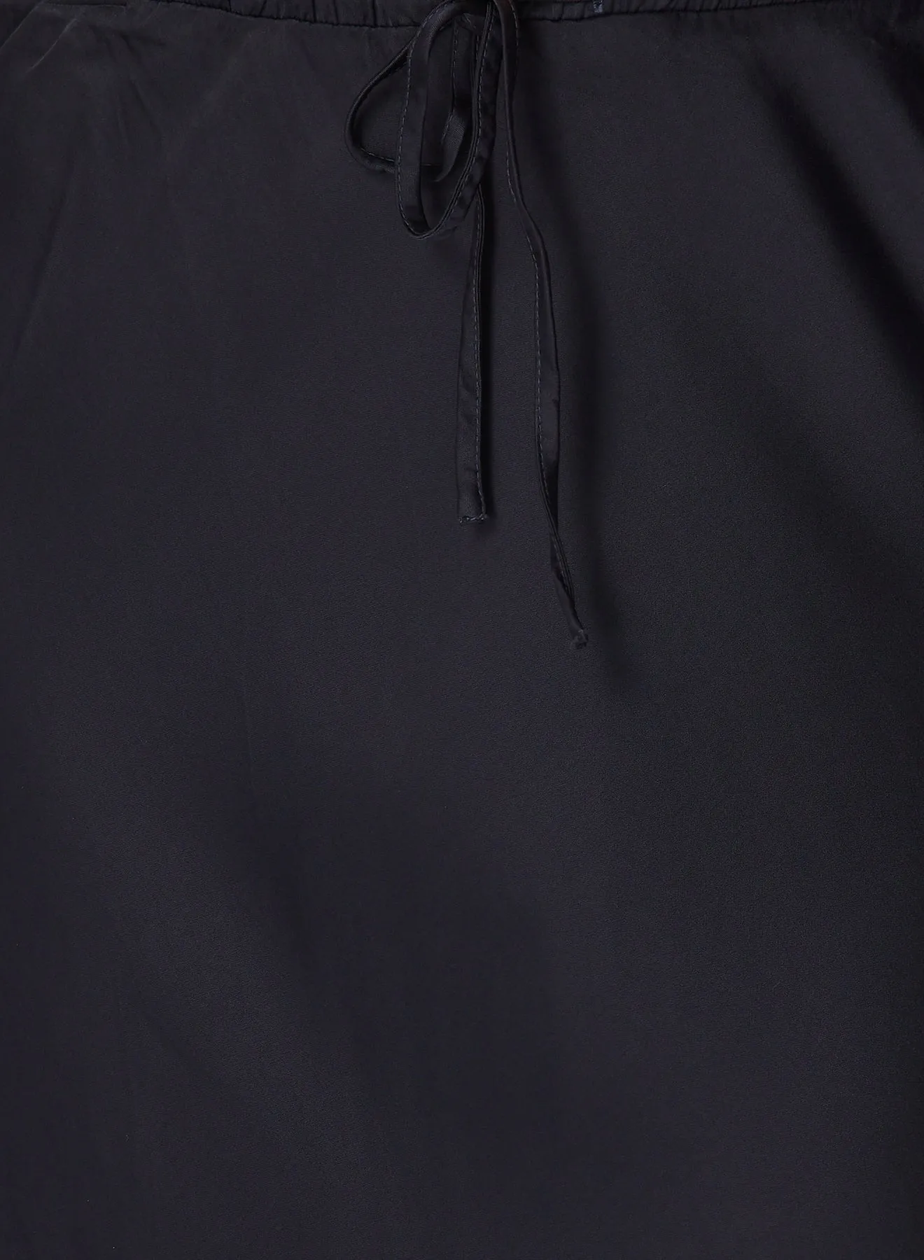 Bias Skirt with Tie - Navy Eclipse