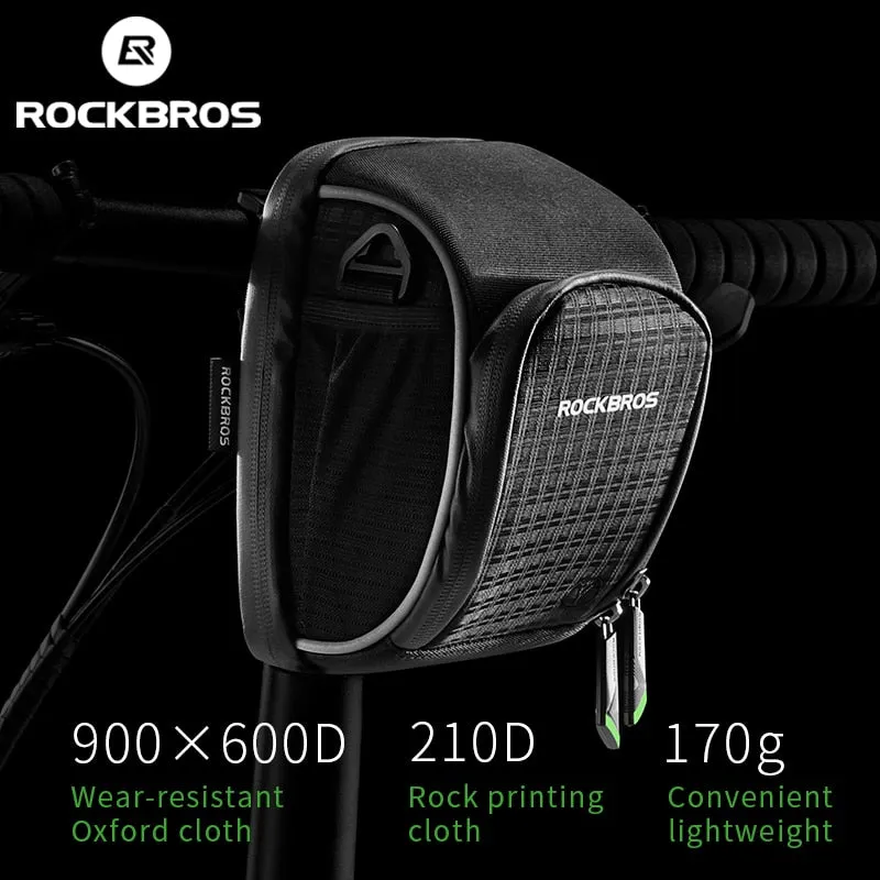 Bicycle Bag Front Multifunction Handlebar MTB Road Bike Bag Cycling Tear Resistance Shoulder Bag