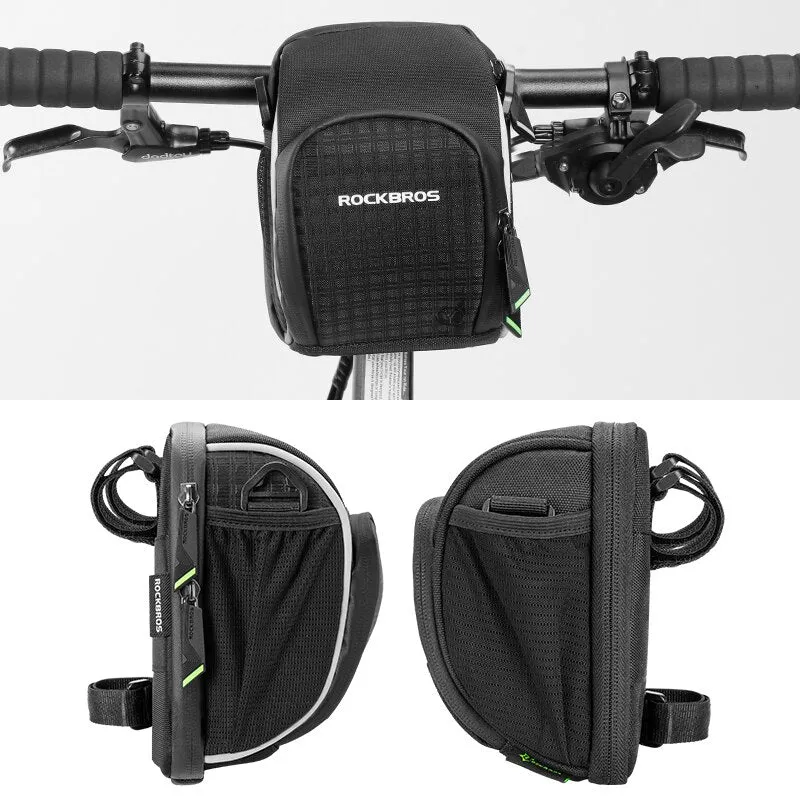 Bicycle Bag Front Multifunction Handlebar MTB Road Bike Bag Cycling Tear Resistance Shoulder Bag