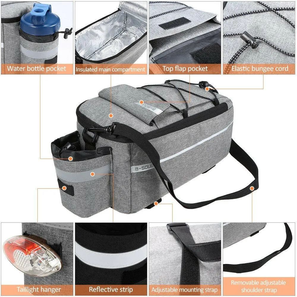 Bicycle Rear Rack Storage Luggage Bag