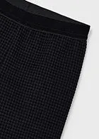 Black Textured Leggings