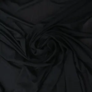 Black Ultra Power Net Mesh Fabric