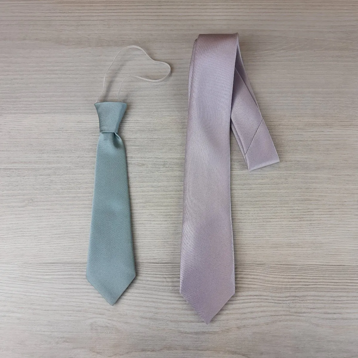 Blackberry Shantung Boys Ties