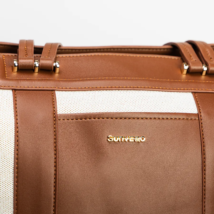 Brown Base Tote Diaper Bag