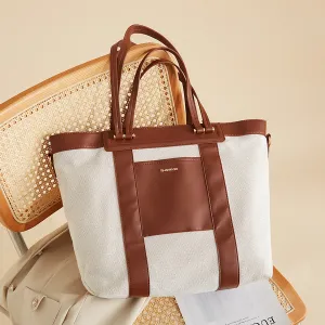 Brown Base Tote Diaper Bag