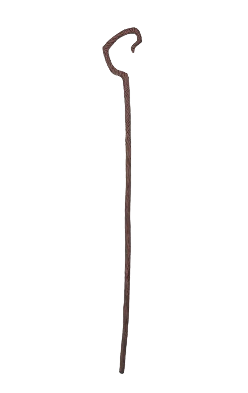 Brown Shepherds Staff Accessory
