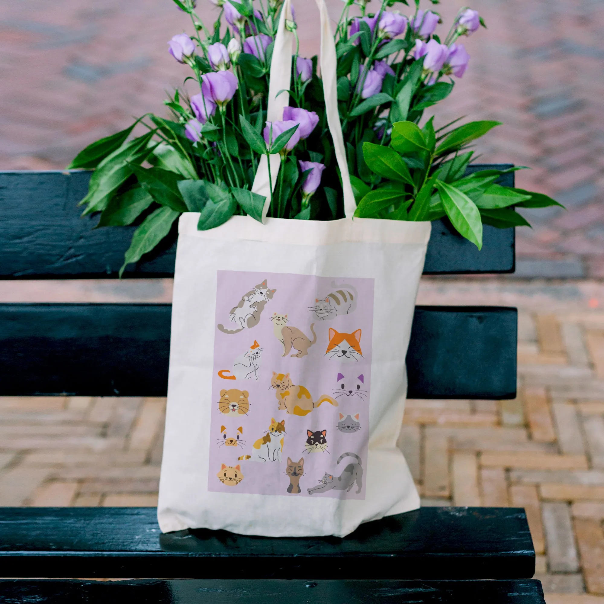 Cats Tote Bag
