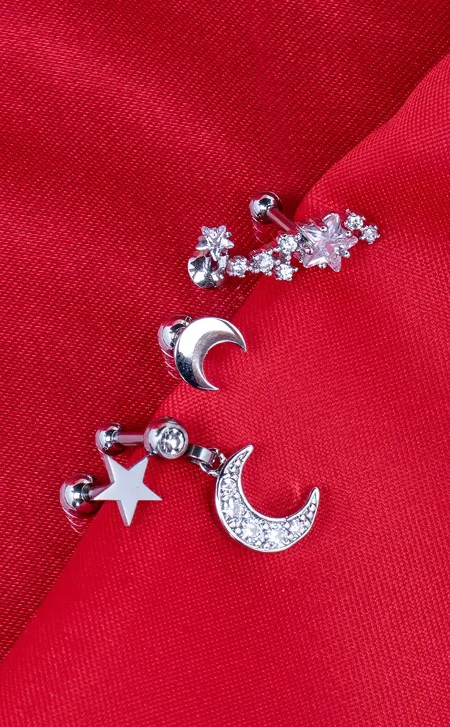 Celestial Curated Ear Stack [Silver]