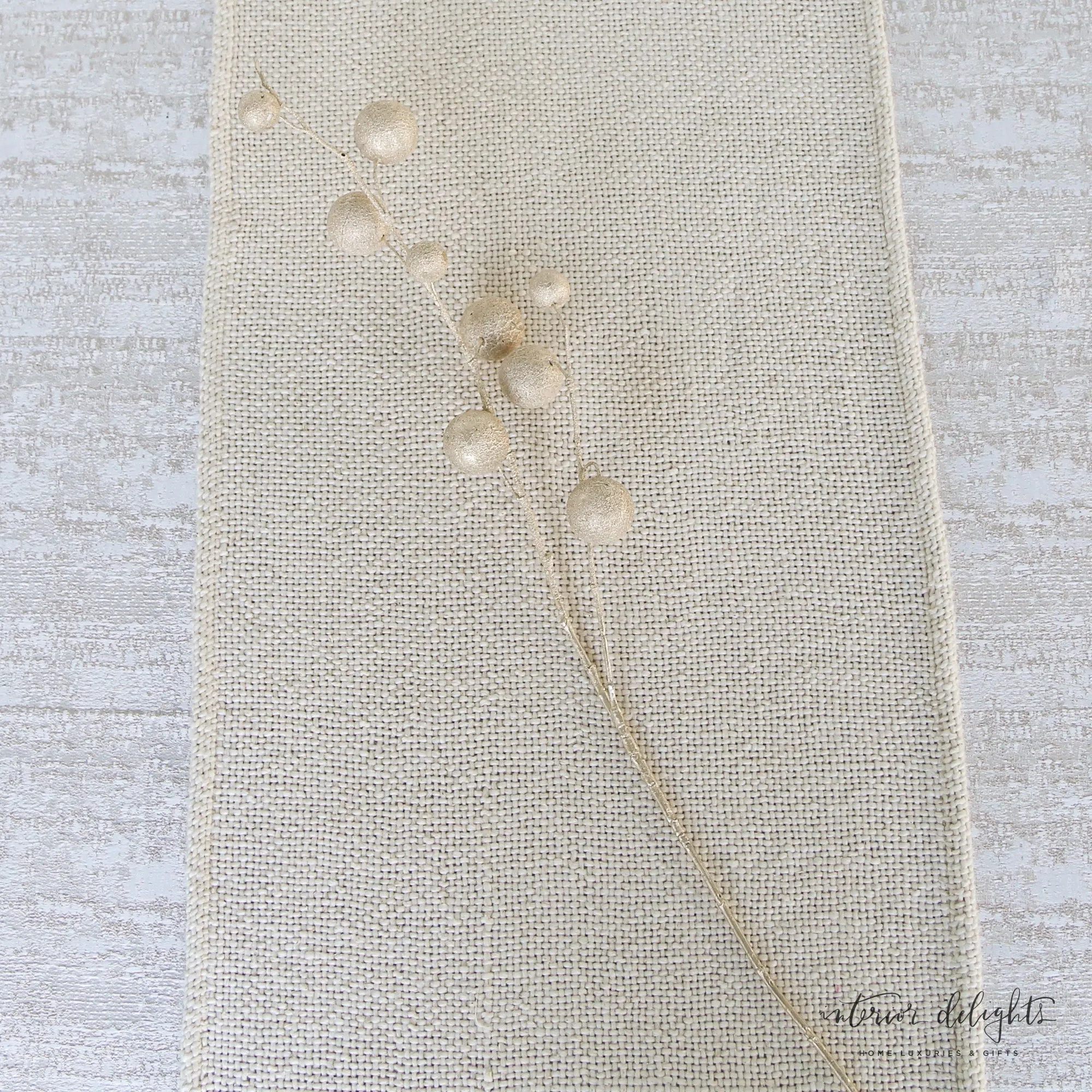 Champagne Metallic Ball Spray 36"- Set of Three or Set of Six