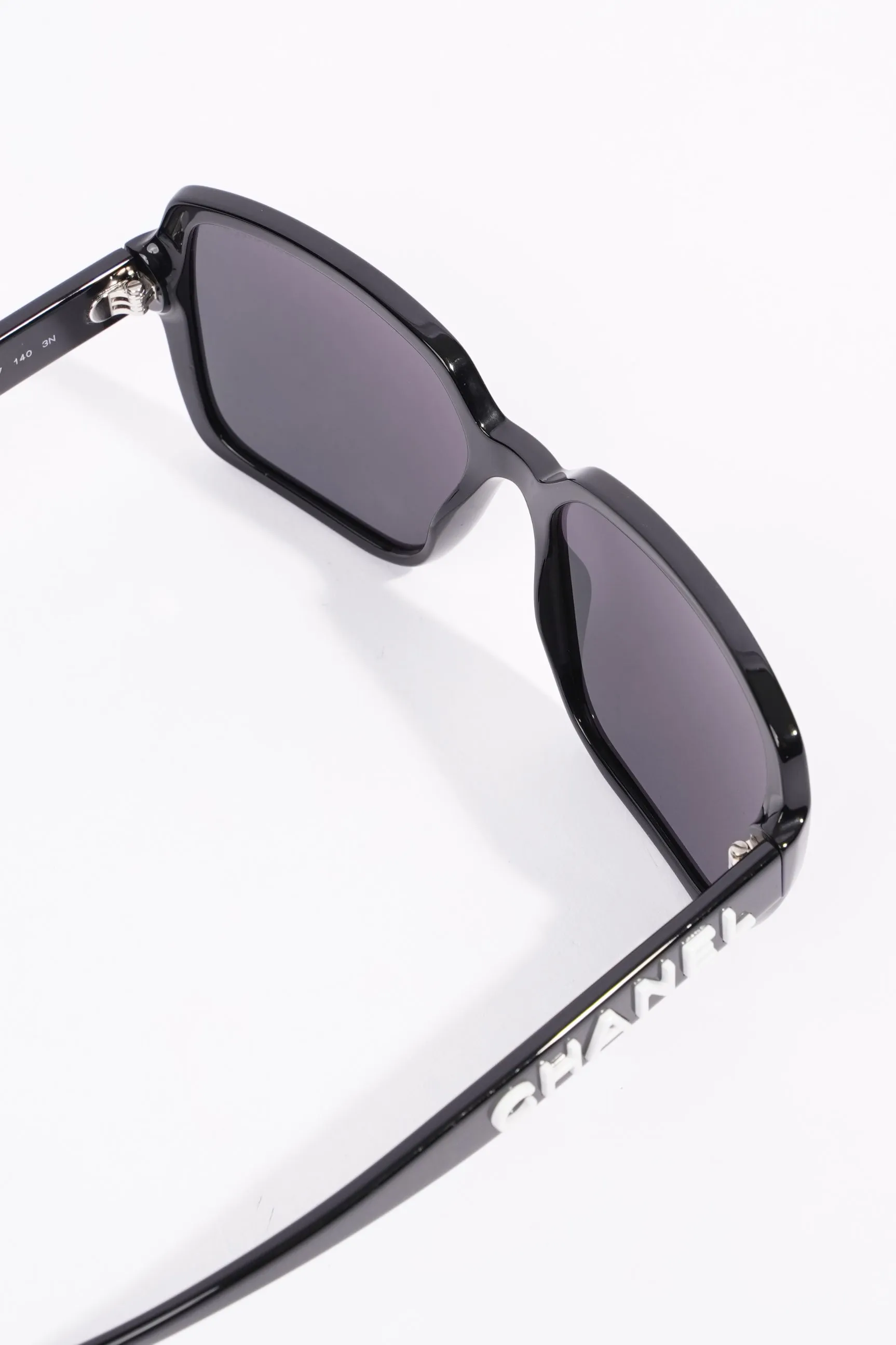 Chanel 5408-A Sunglasses Black Acetate 140