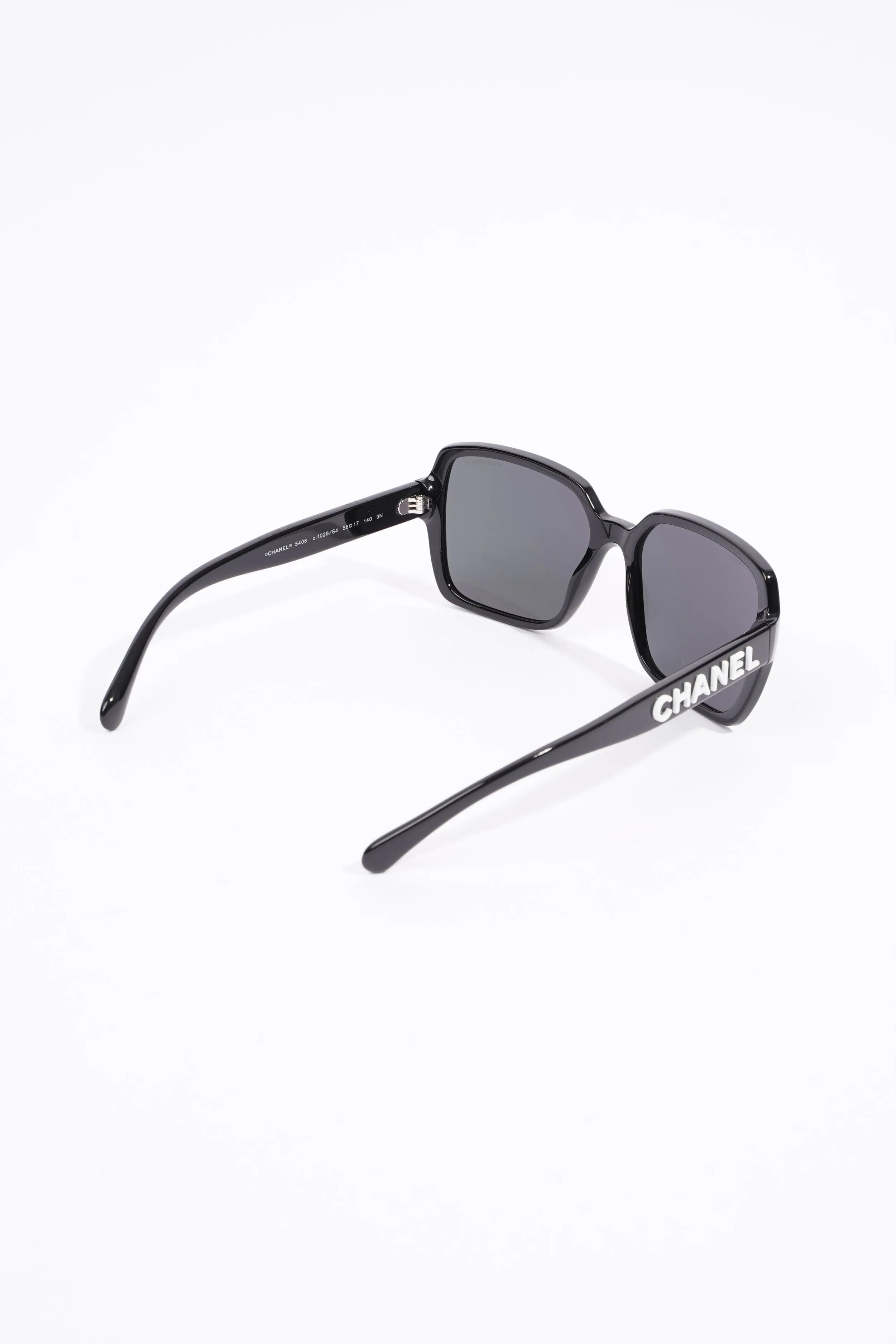 Chanel 5408-A Sunglasses Black Acetate 140