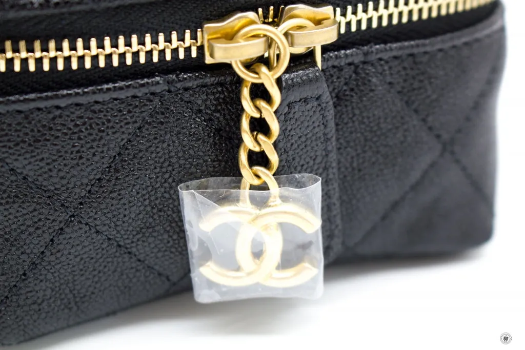 Chanel AP2194 B05722 Small Vanity With Chain Black   94305 Caviar Shoulder Bags Gbhw