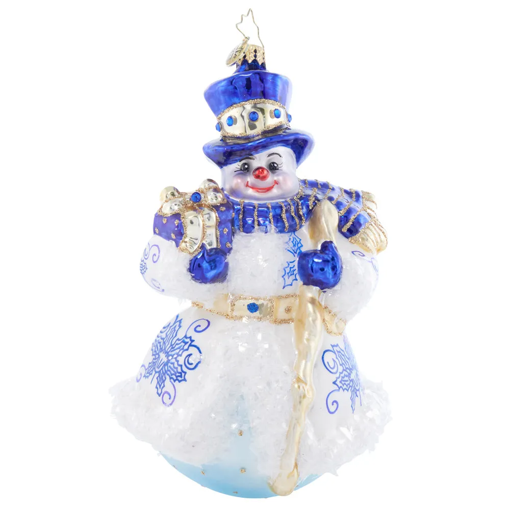 Charming Chinoiserie Snowman