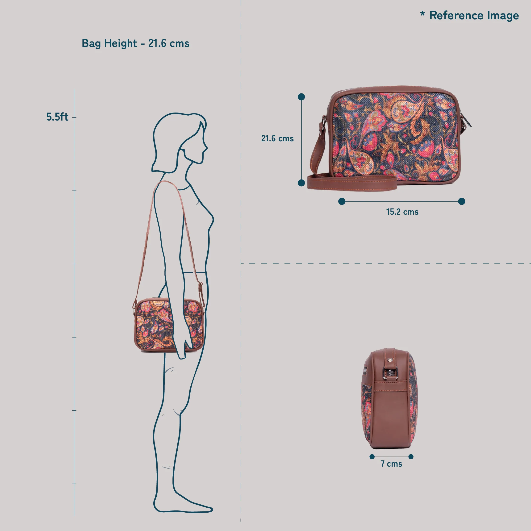 Chettinad Florals Sling Bag