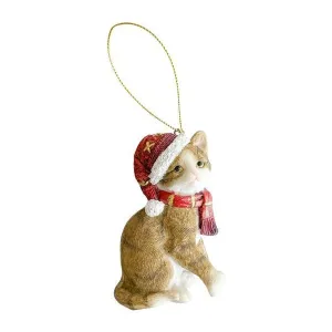 Christmas Cat Hanging Decoration