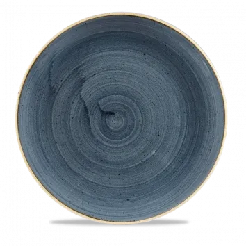 CHURCHILL STONECAST BLUEBERRY EVOLVE COUPE PLATE 11.25" BOX 12