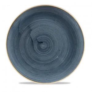 CHURCHILL STONECAST BLUEBERRY EVOLVE COUPE PLATE 11.25" BOX 12