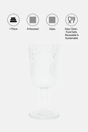 Clear Textured Stemware
