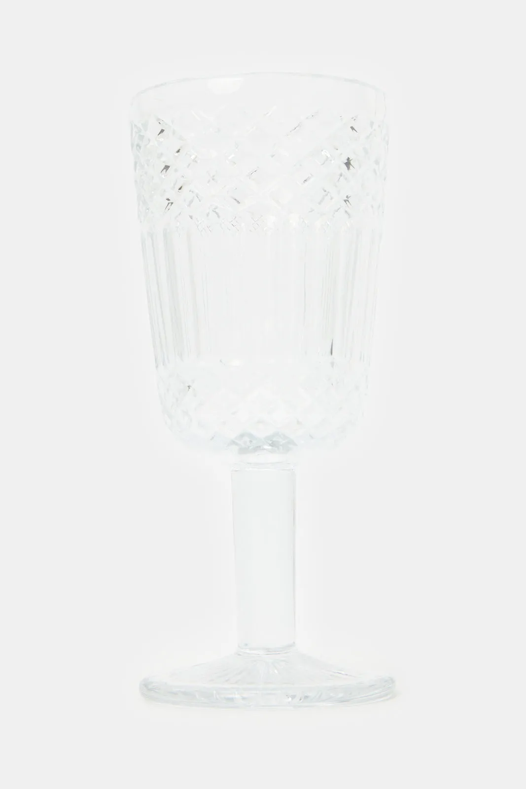 Clear Textured Stemware