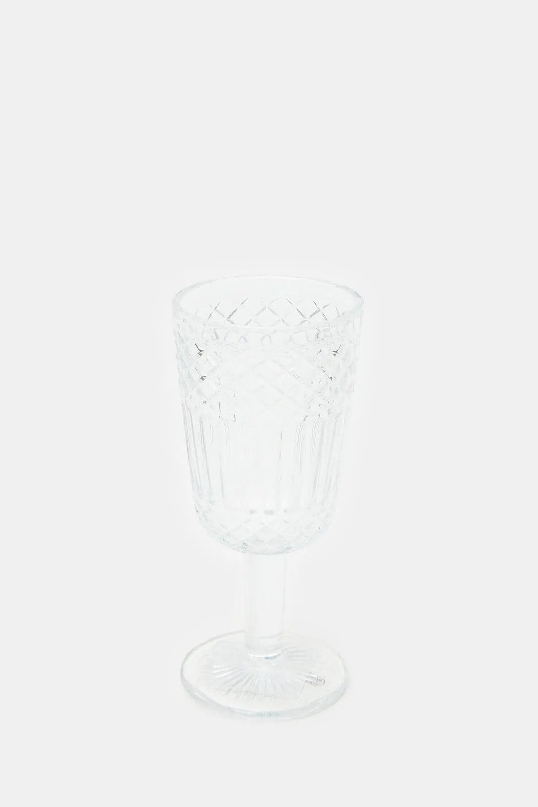 Clear Textured Stemware