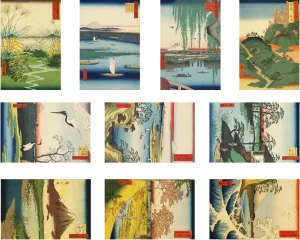 Colorful Ancient Japanese Illustration Decal