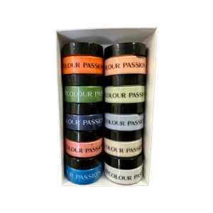 Colour Passion Resin Pigment Paste The Luster Kit 10 x 30gm Boxed Pack