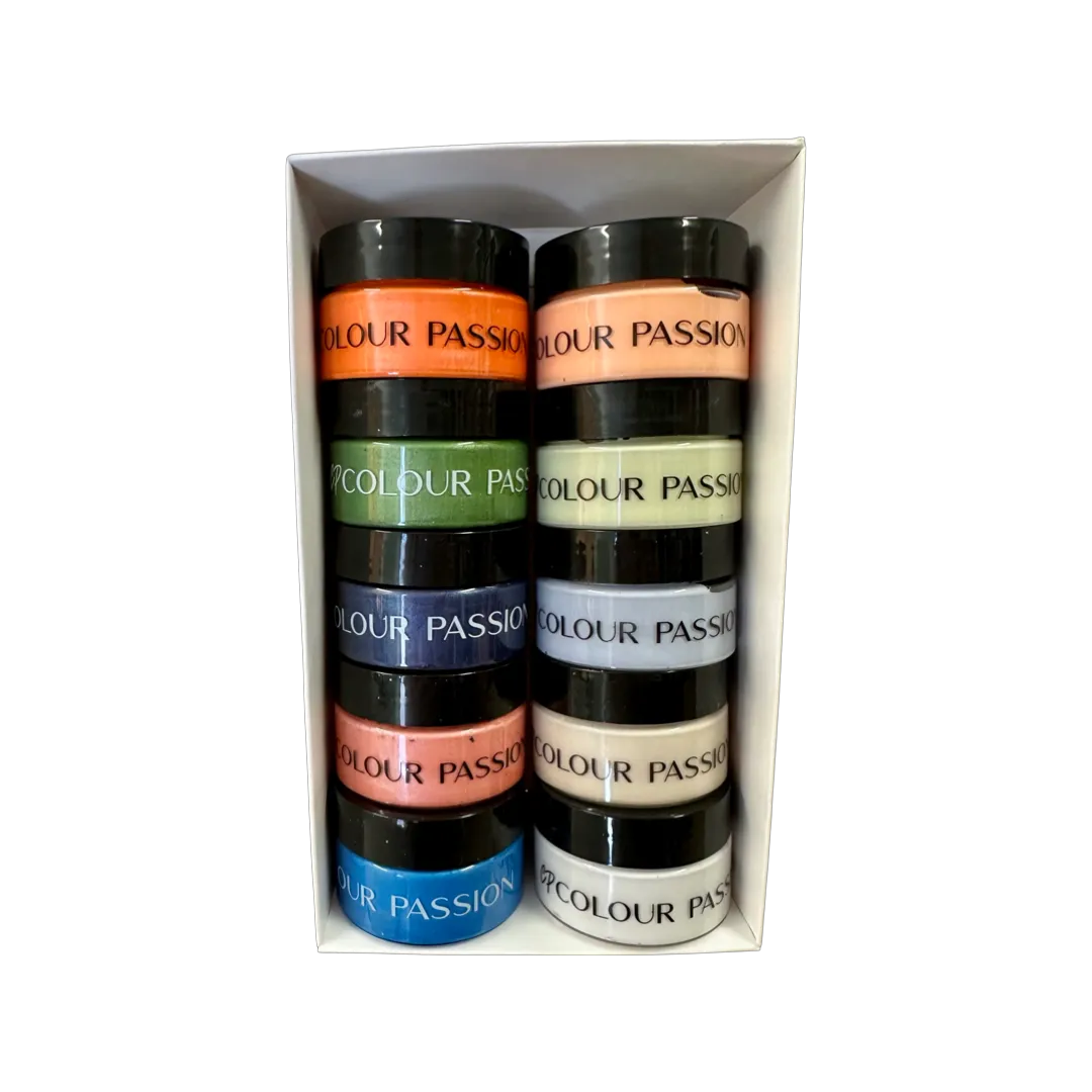 Colour Passion Resin Pigment Paste The Luster Kit 10 x 30gm Boxed Pack