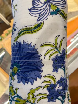 Cosmetic Bag - Floral Indigo
