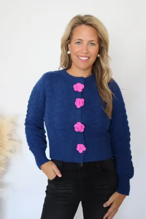 Daisy Textured Cardigan