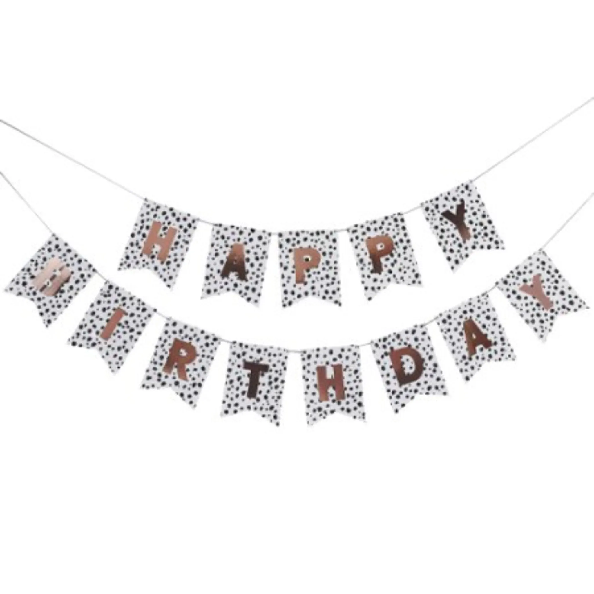 Dalamation Print 'Happy Birthday' Banner - 2m