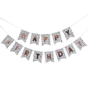 Dalamation Print 'Happy Birthday' Banner - 2m