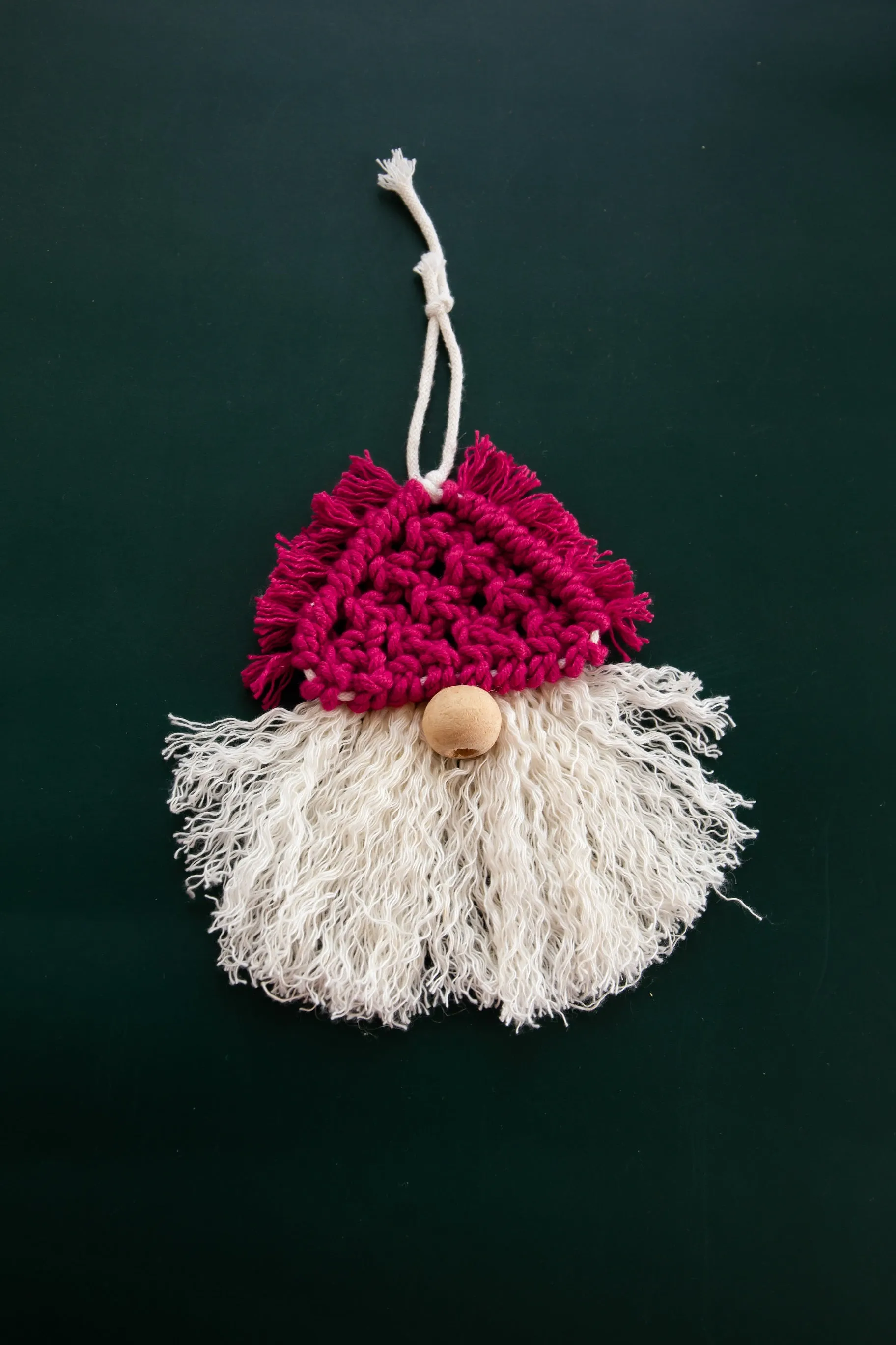 DecoTalk Macrame Christmas Ornaments Set of 5 with FREE Gift bag