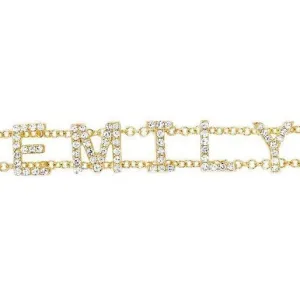 Diamond Custom Name Bracelet