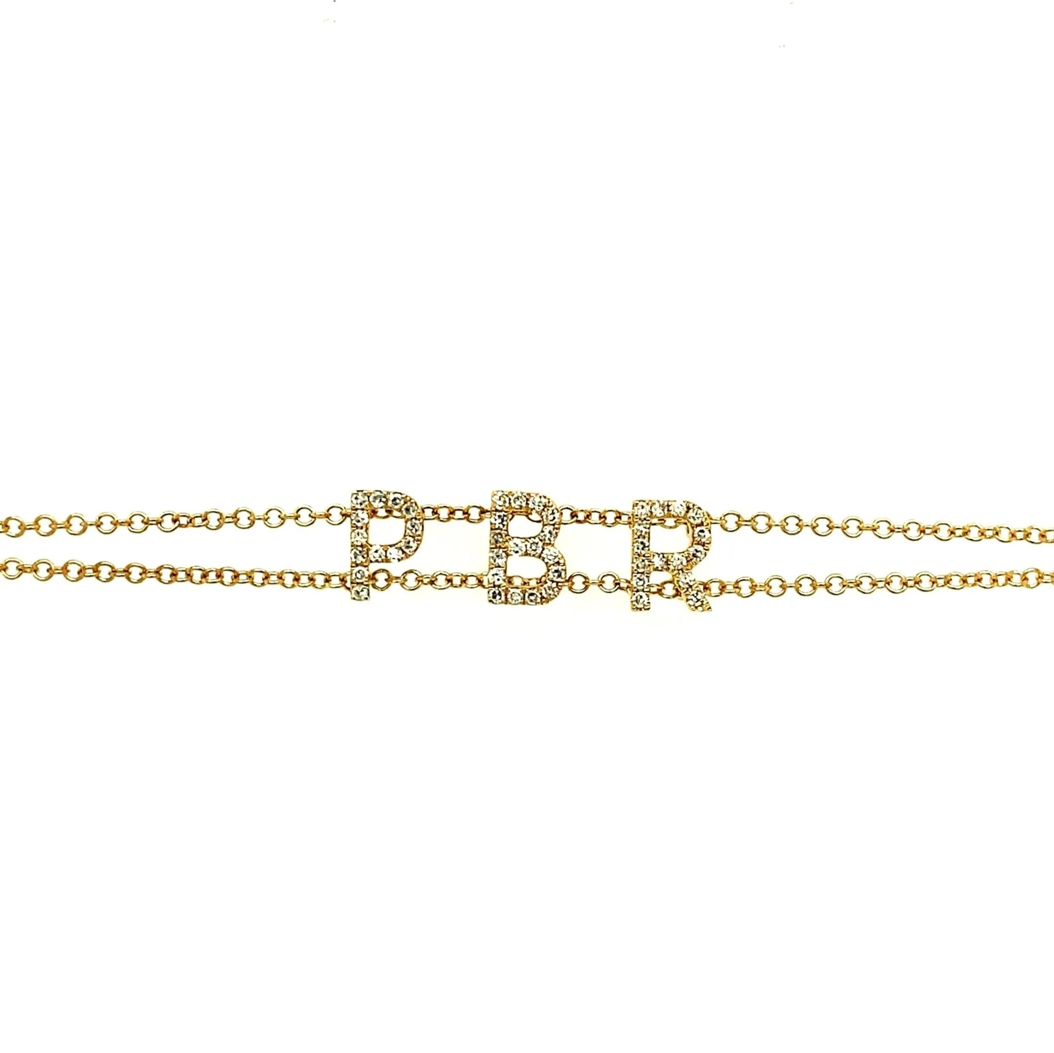 Diamond Custom Name Bracelet