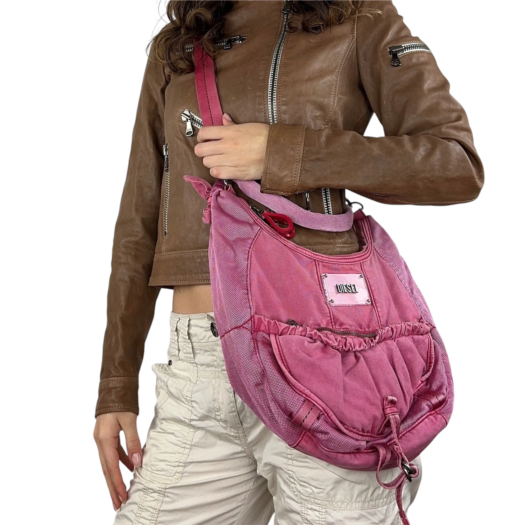 Diesel Pink Cargo Bag