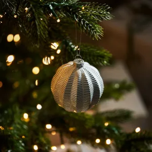 Distressed Textured Bauble