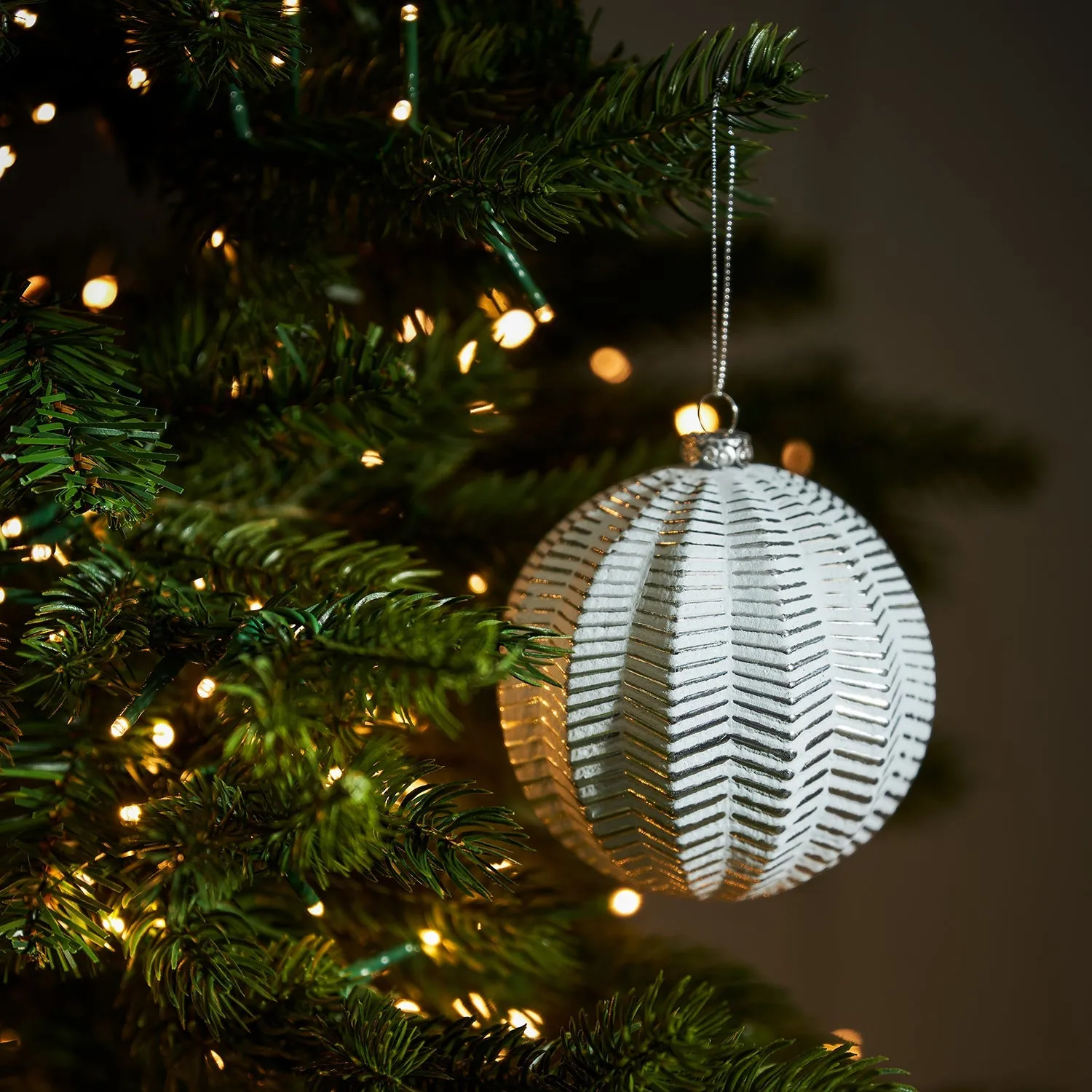 Distressed Textured Bauble