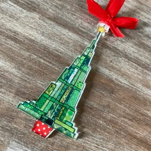 Dubai Icon Tree Decoration - Acrylic