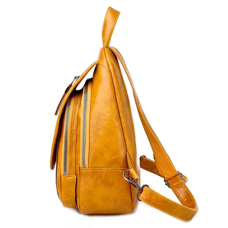 Eccentric PU Leather Backpack