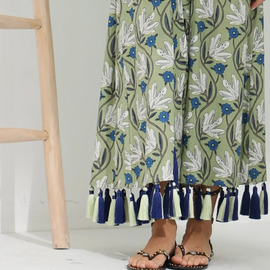 Ella Robe | Floral Green