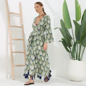 Ella Robe | Floral Green