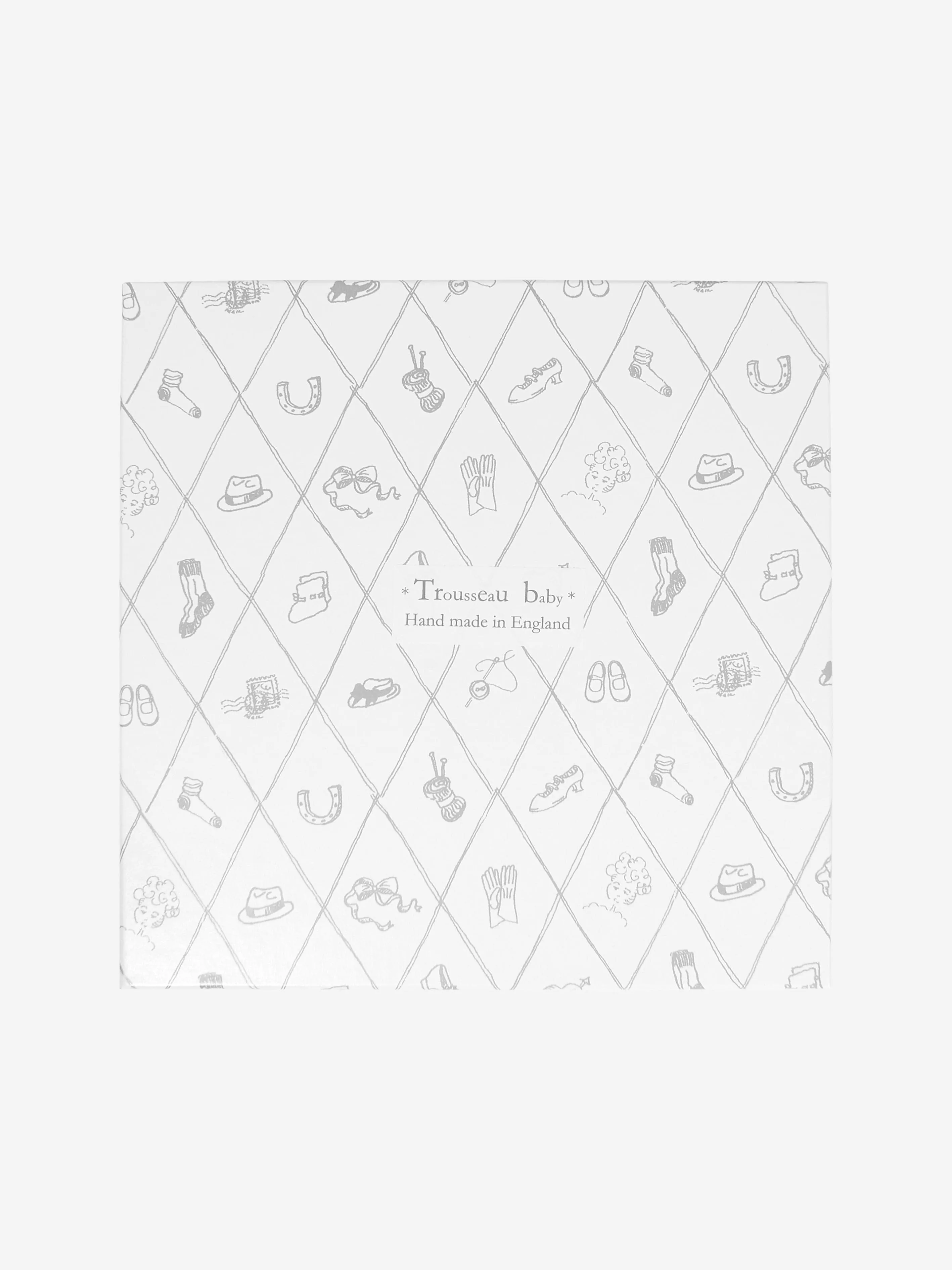 English Trousseau Baby Star Box Frame in Silver