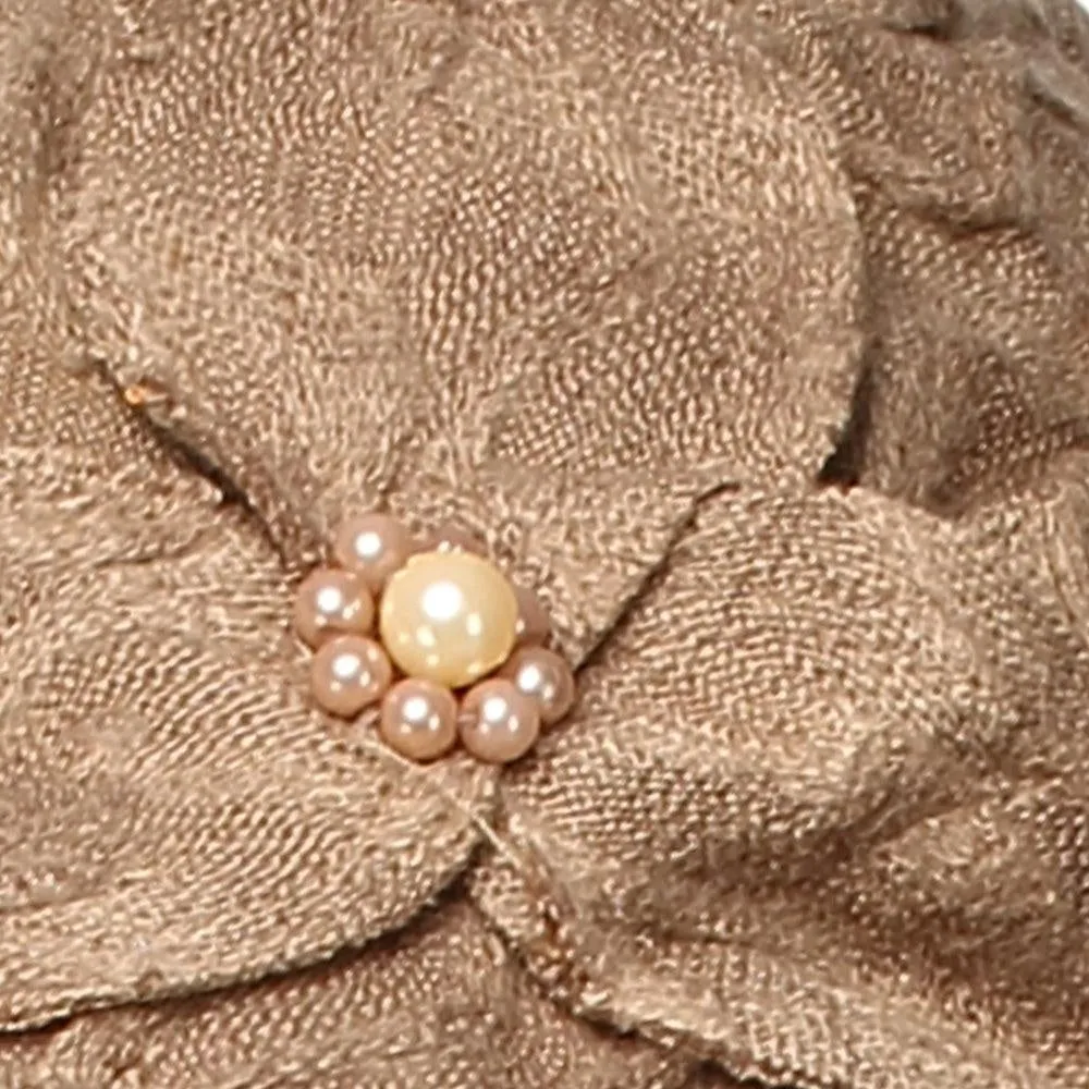 Fabseasons Tan Foldable Cotton Fancy Cap