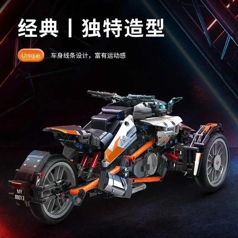 Fast Spyder Bike Motorcycle Bricks Kids Toys 88013
