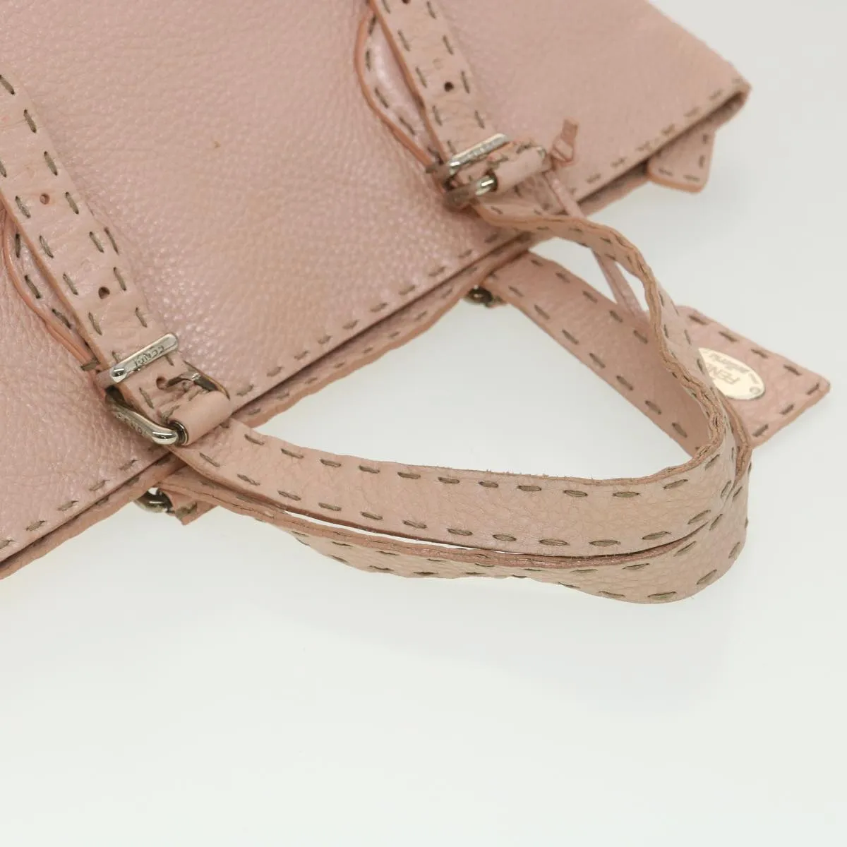 FENDI Celeria Tote Bag Leather Pink  bs4616