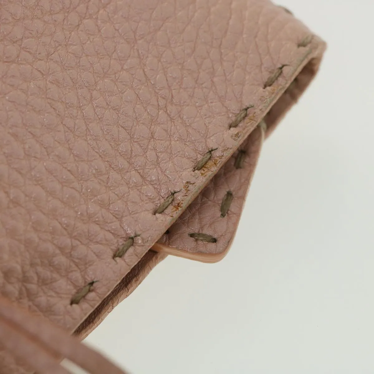 FENDI Celeria Tote Bag Leather Pink  bs4616