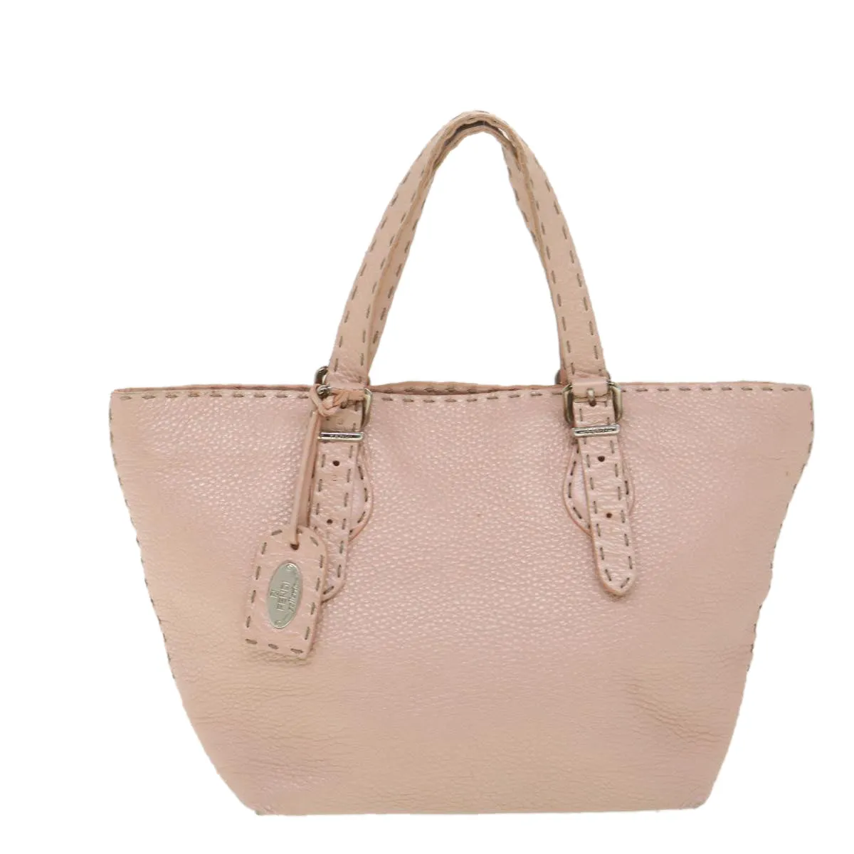 FENDI Celeria Tote Bag Leather Pink  bs4616