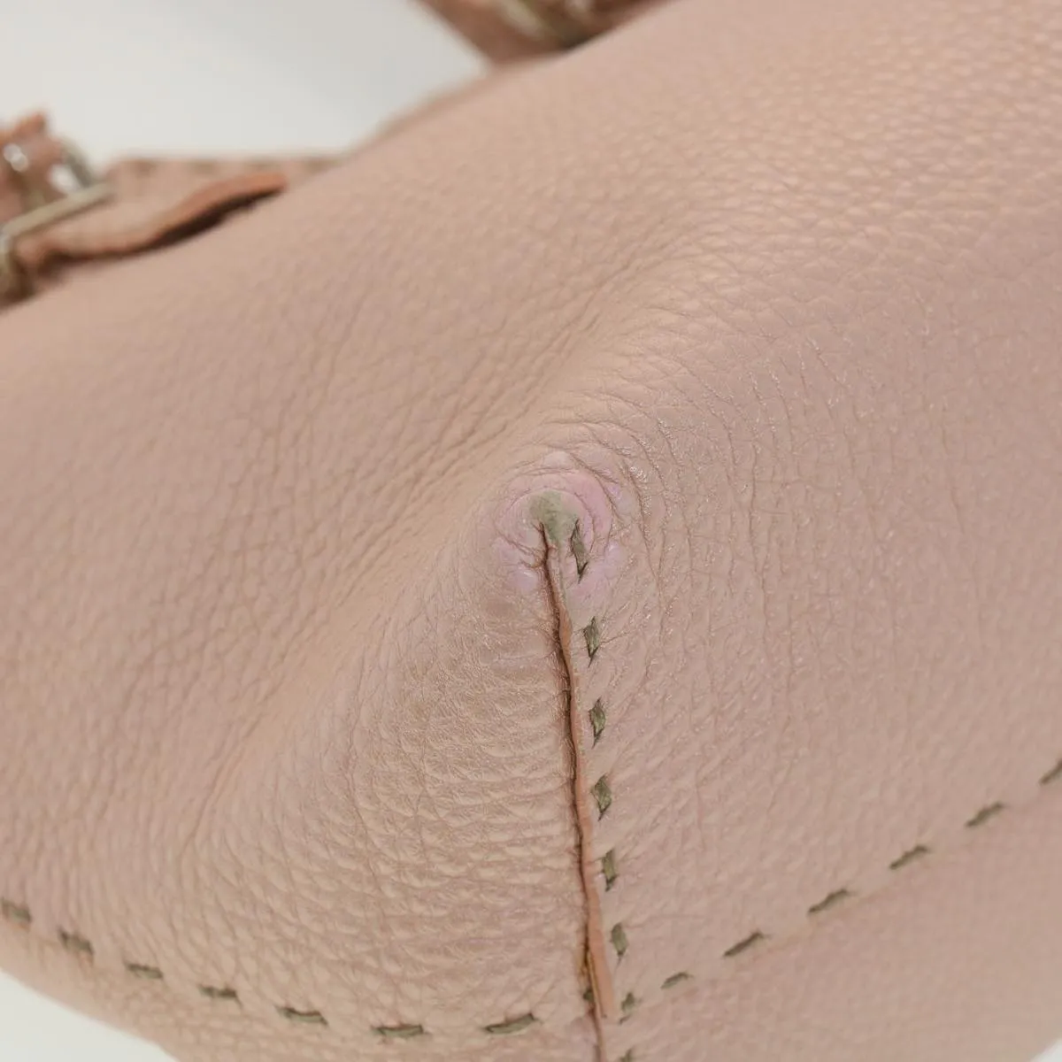 FENDI Celeria Tote Bag Leather Pink  bs4616