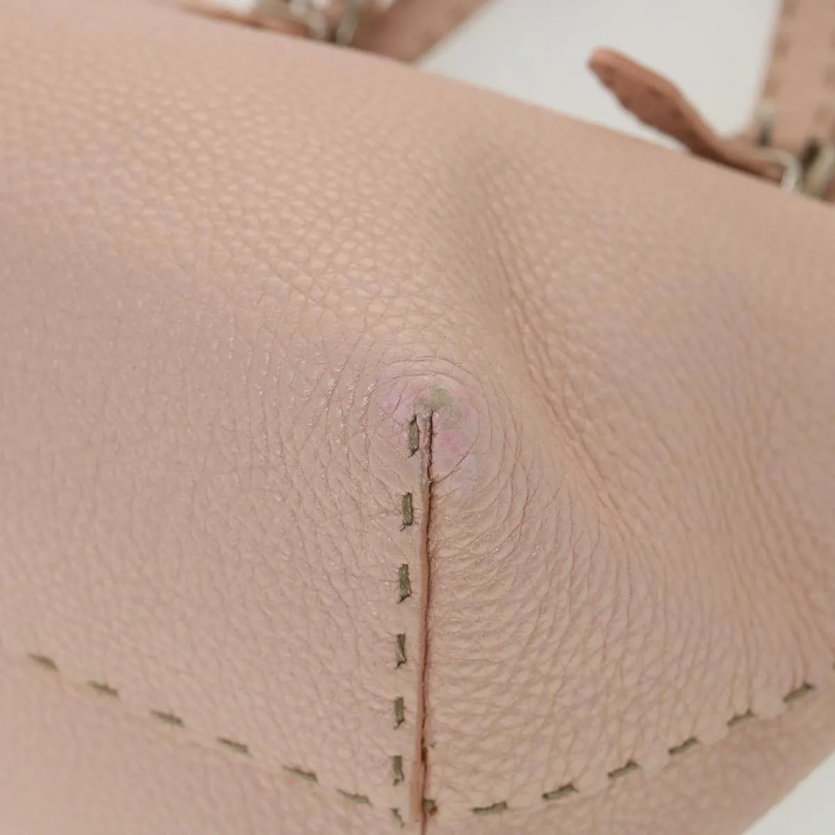 FENDI Celeria Tote Bag Leather Pink  bs4616