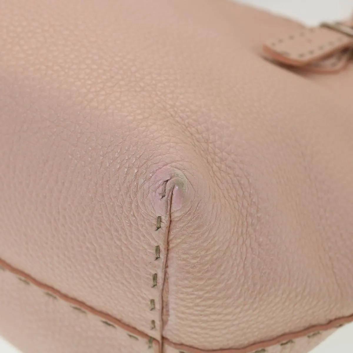 FENDI Celeria Tote Bag Leather Pink  bs4616